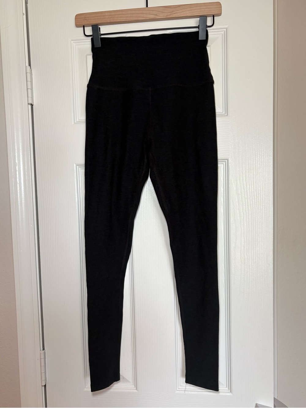 Beyond Yoga Spacedye High Waisted Midi Leggings Black Heather Small